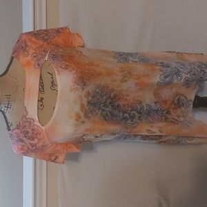 French Blue Casual Top